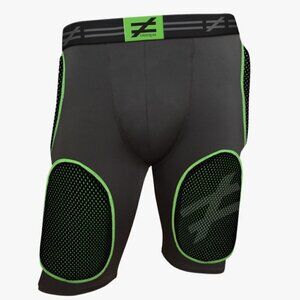 NWT Unequal Viper Girdle Black Green Size Large